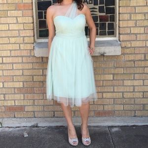 Jenny Yoo convertible bridesmaid dress in Mint. Size 4
